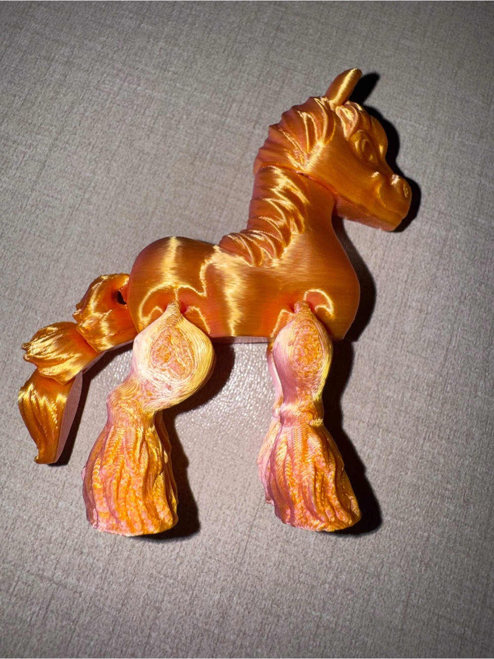3d Printed Horse Toy Set of 6